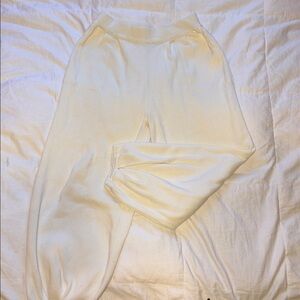 Elegant Cream Women's Sweatpants